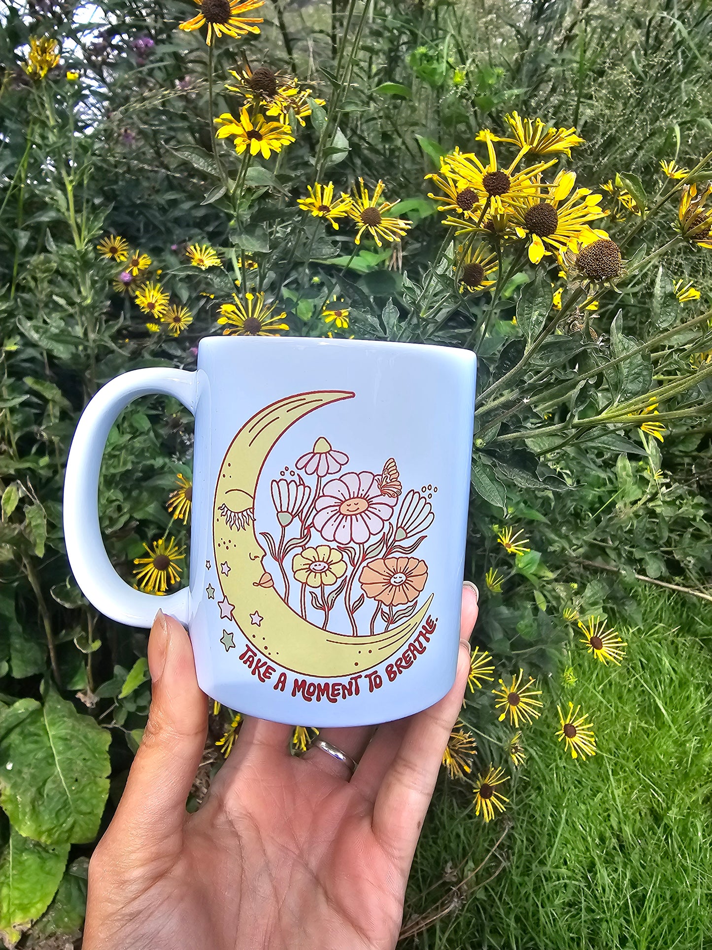 Imperfectly 'Take A Moment' Coffee Mug