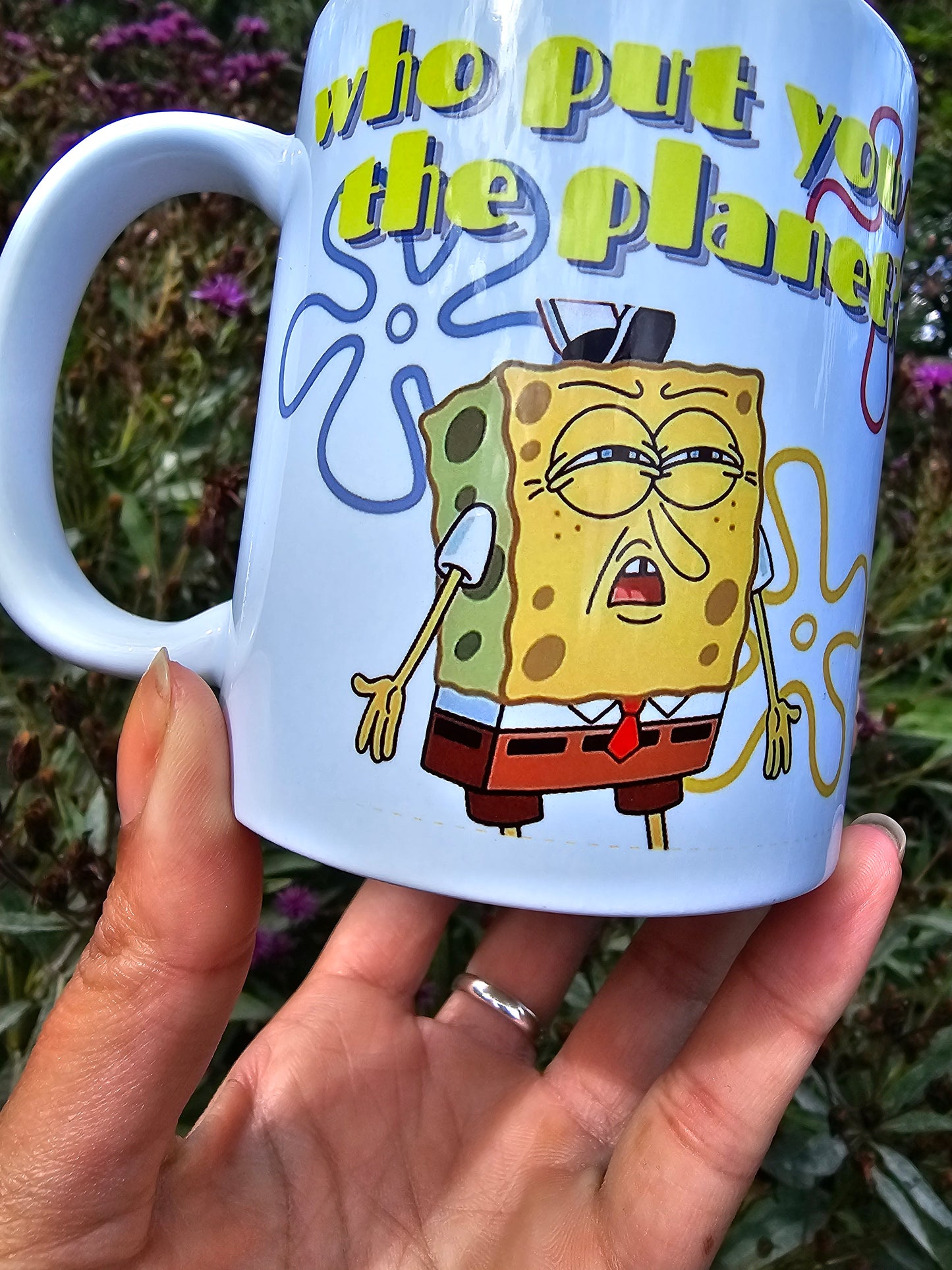 Imperfectly 'Who Put You On The Planet' Coffee Mug
