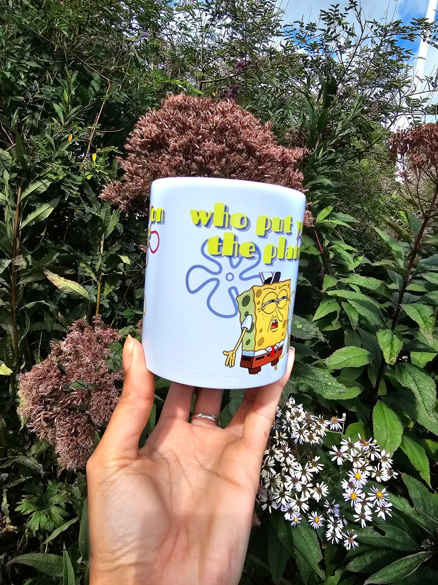 Imperfectly 'Who Put You On The Planet' Coffee Mug