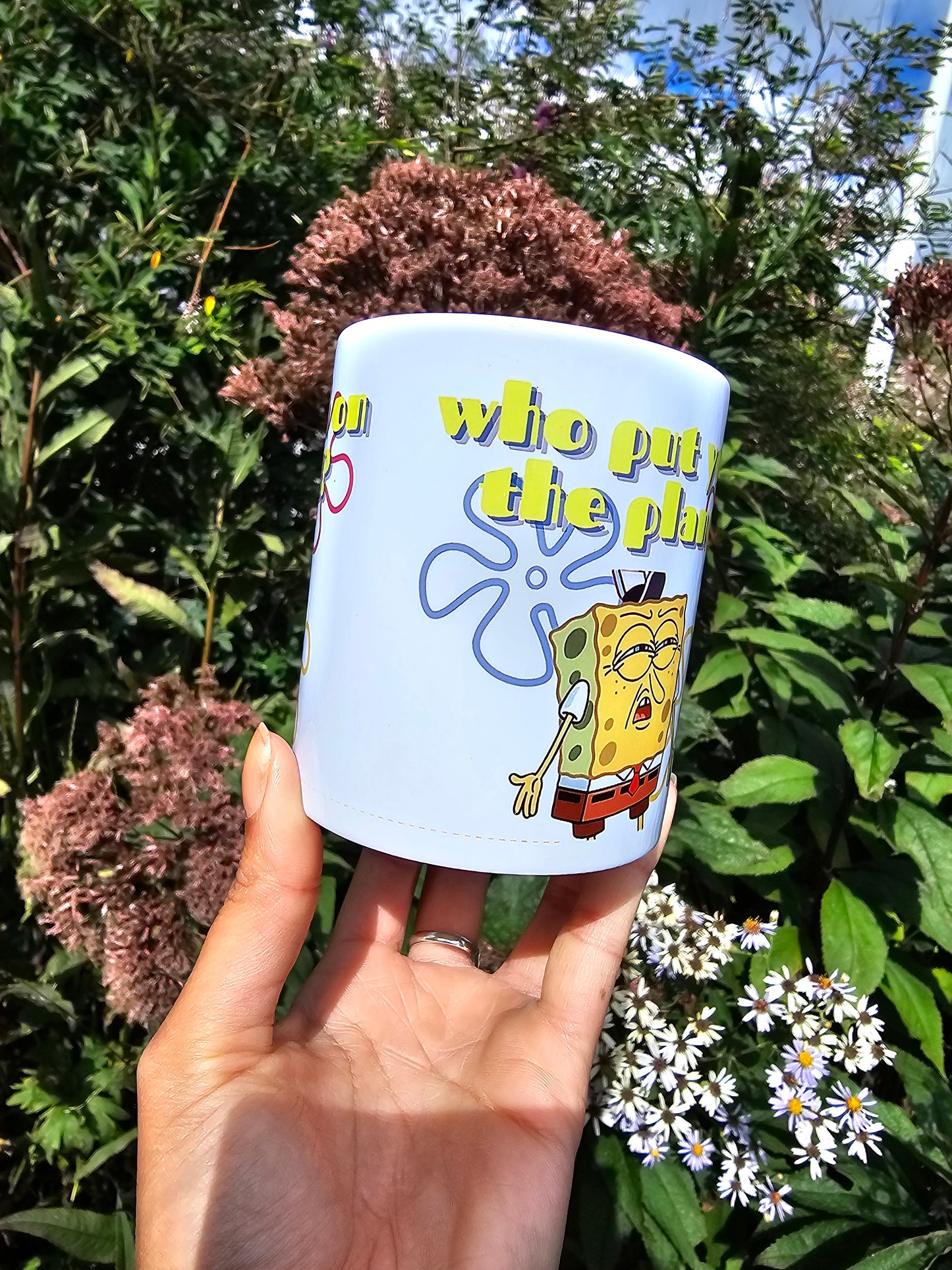 Imperfectly 'Who Put You On The Planet' Coffee Mug