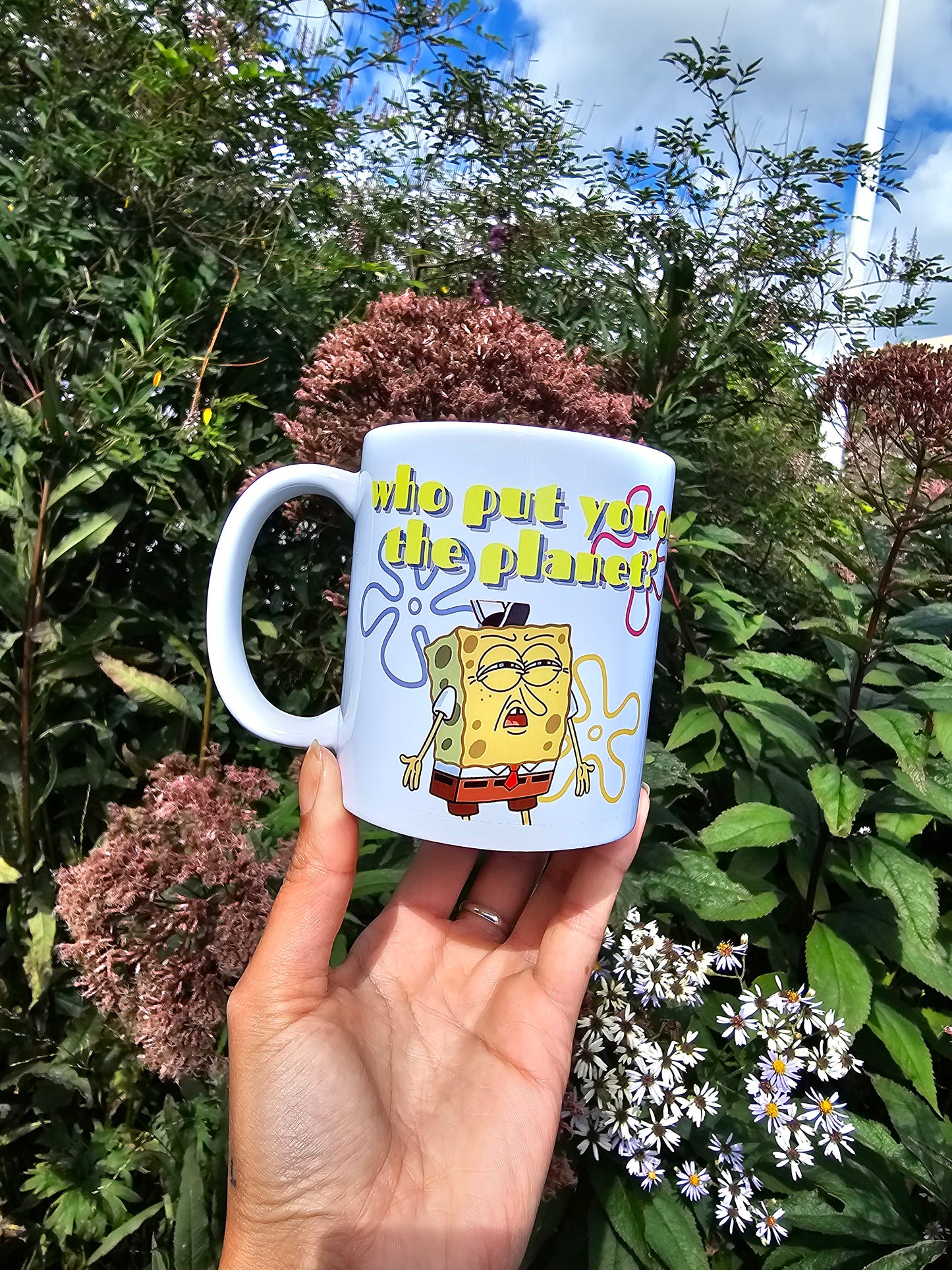 Imperfectly 'Who Put You On The Planet' Coffee Mug