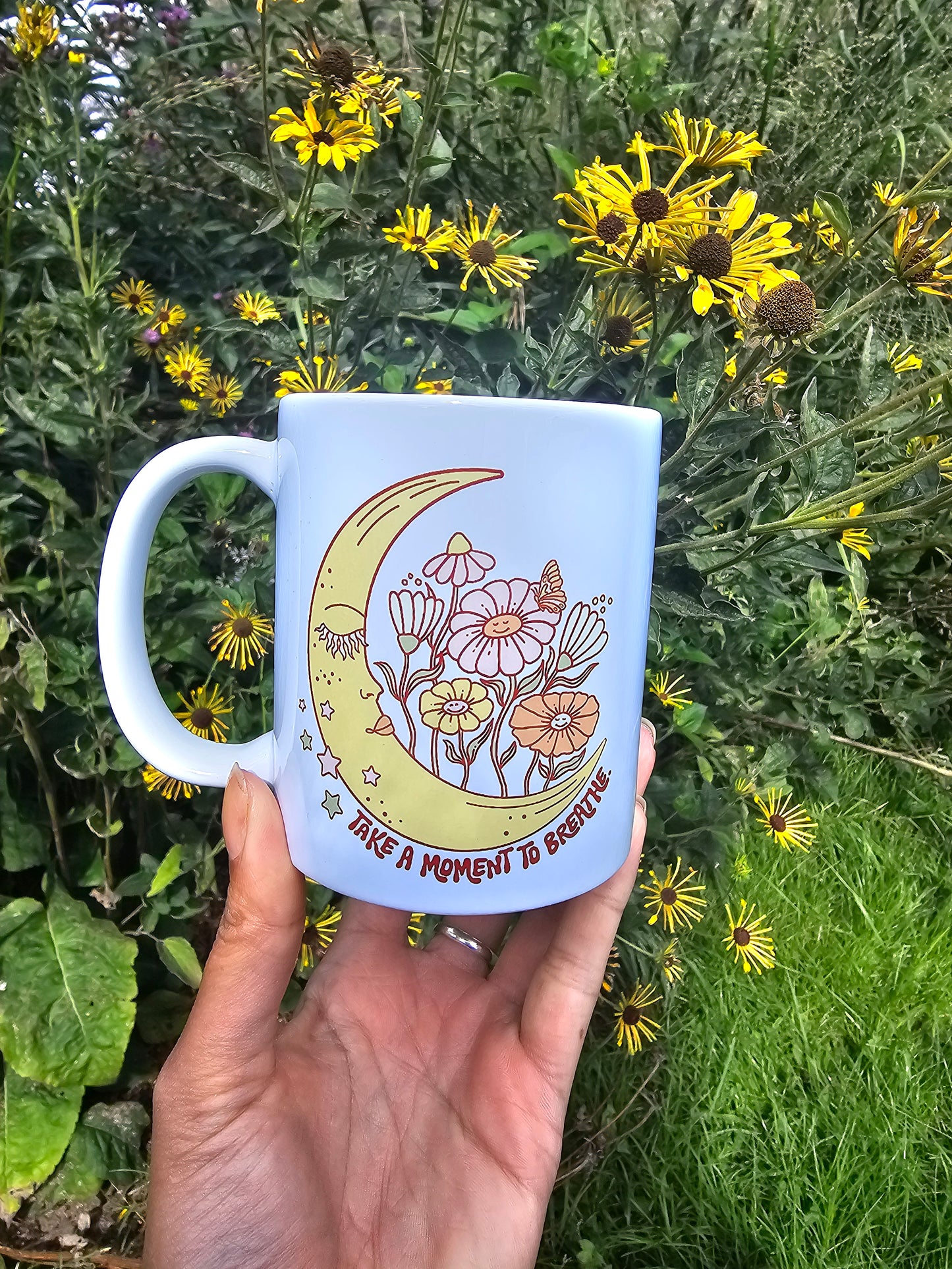 Imperfectly 'Take A Moment' Coffee Mug