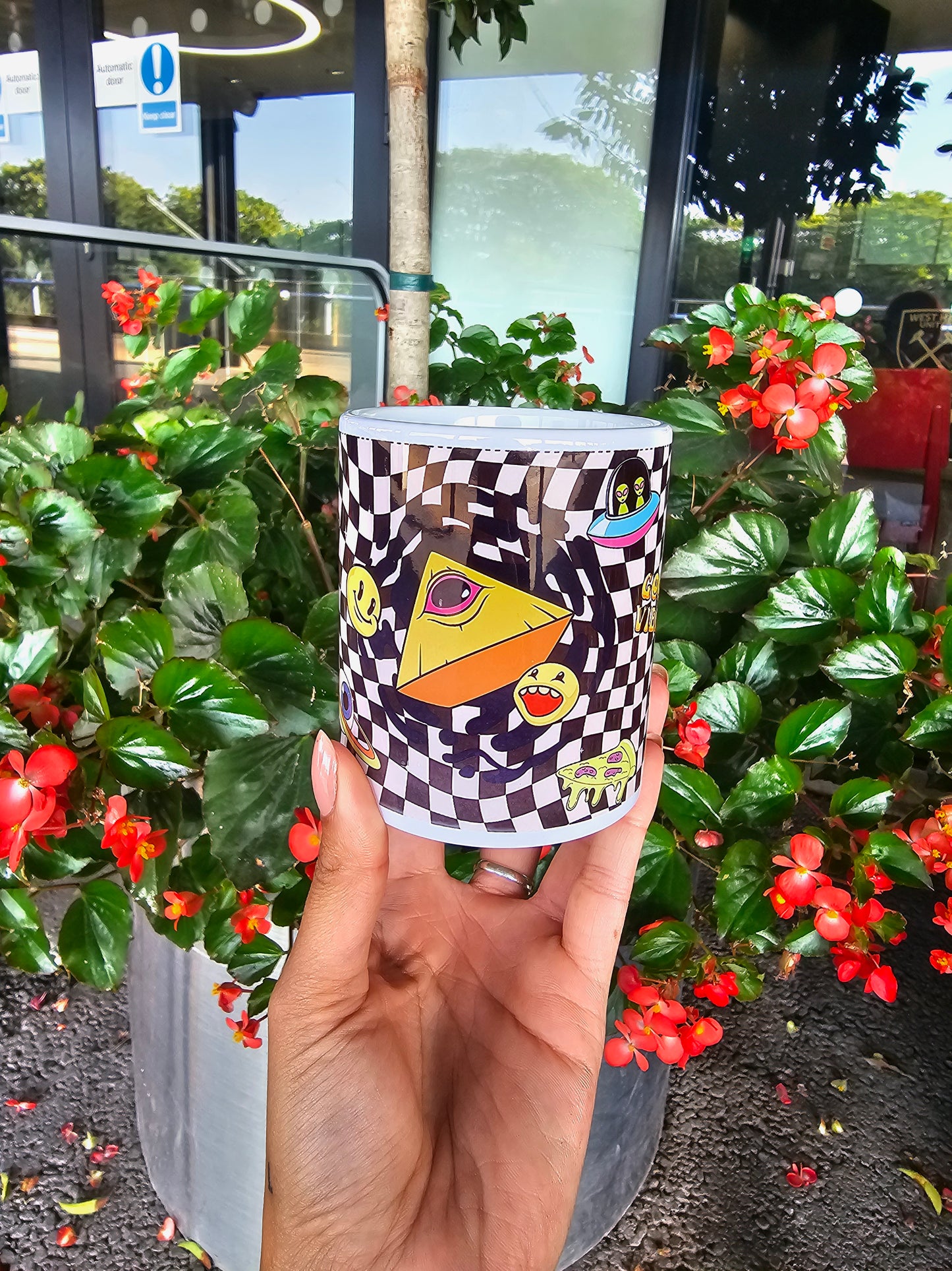 Imperfectly 'Stay Trippy/Good Vibes' Coffee Mug