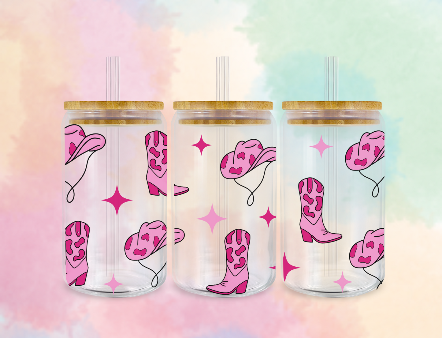 Cow Girl - Sublimation Print 16oz