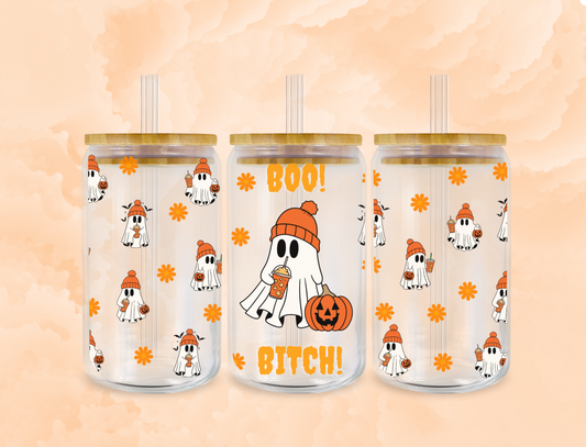 Boo! Bitch! - Sublimation Print 16oz